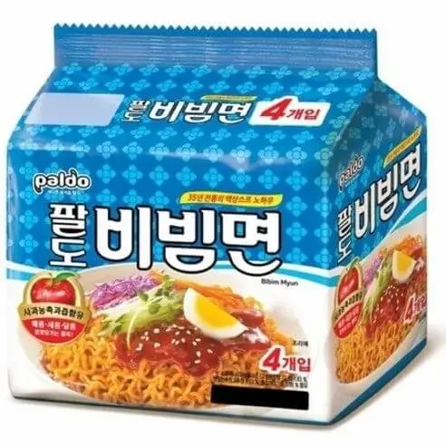오뚜기 진짜쫄면 리뷰(2023년) 8 팔도 비빔면 4EA