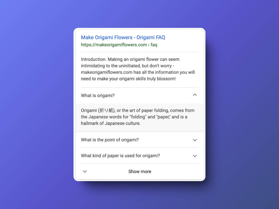 FAQPage 중복 오류 문제 5 구글의 FAQPage 마크업